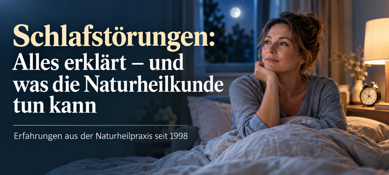 Schlafstörungen behandeln: Ursachen, Therapie & Naturheilkunde