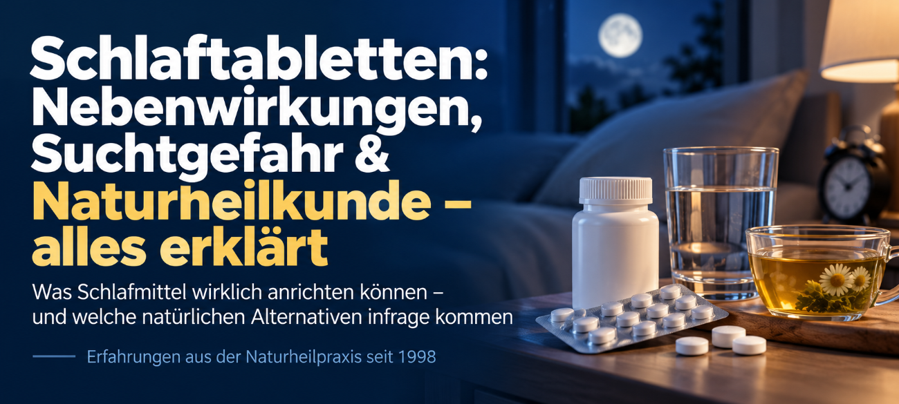 Schlaftabletten Nebenwirkungen - Vorsicht!